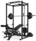 Atletica R5-Vega Power Rack | Power Cage mit Latzug | Multi-Grip Klimmzugstange, Safety Straps, J-Hooks & Weight-Pins | 213 cm Höhe | in Zwei Höhen verfügbar Größe 195 cm