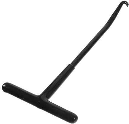 MUCKLILY Auspufffederhaken Für Motorräder Auspufffeder-abzieherhaken T-förmiger Griffhaken Federentfernungswerkzeug Karosseriewerkzeug Aus Stahl