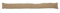 Paris Prix Boudin de Porte en Jute Natural 80cm Marron