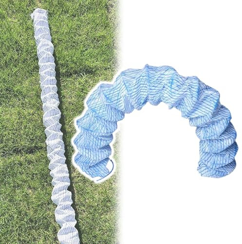 Tuyaux De Drainage Perforés Ondulés De 5 Cm, Tuyaux Flexibles Et Extensibles Avec Fil D'acier Intégré, Peut Être Recouvert De Gravier Ou De Terre, Pour Paysage/drainage Souterrain(L 100ft(30.5m))