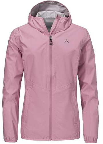 Schöffel Damen Jacket Style Migandi WMS, Allwetterjacke mit 2-Wege-Stretch, mit verstellbarer Kapuze, wasserdicht und atmungsaktiv