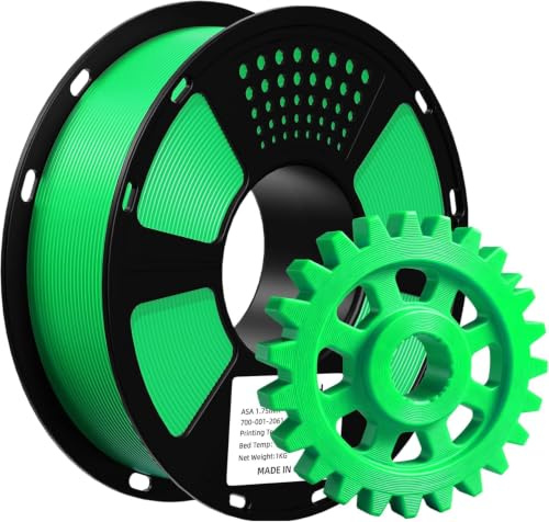 GEEETECH ASA Filament 1,75mm,hitzebeständig und langlebig,1kg Grün