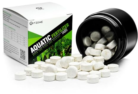 FZONE Root Tabs, Aquarium Plant Fertilizer, Safe for Fish & Shrimp, 60g/Box