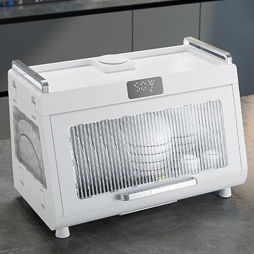 YXYLJOZ Sterilization Dish Rack and Tableware Storage Box for Kitchen Cabinet - Hygienic Drying and Disinfection Solution for Home and Restaurant Use