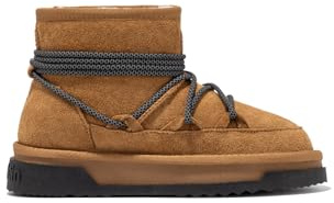 D Franklin Stivale da Donna in Pelle Scamosciata Atlas Marrone - Stivali per Donna - Moda Casual - Taglia (36)