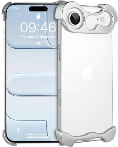 Babilden Aluminum Alloy Metal Bumper Case (Silver, Air)