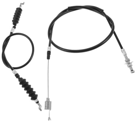 RUNROTOO 2pcs Throttle Cable Assembly for Golf Cart, Universal Fit Accelerator Cable Kit with Plastic and Alloy Material, Stable Performance and Reduced Maintenance Costs for Club Car