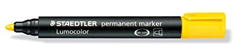 Permanentmarker gelb