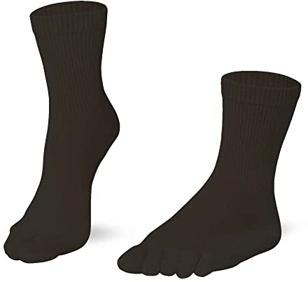 Knitido Essentials Relax wadenlange Komfort-Zehensocken aus 83% Baumwolle, ohne Gummiband