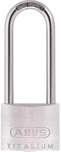 ABUS 80ti/40HB63 Titalium Padlock 40mm x 63mm Long Shackle