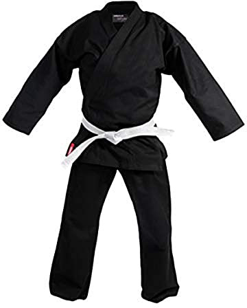 DEPICE Karate-Anzug KAGE 12 oz schwarz Baumwolle traditionell 170 cm