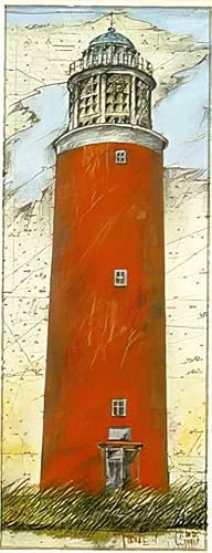 Kunstdruck/Poster: Ole West Texel - hochwertiger Druck, Bild, Kunstposter, 23x60 cm