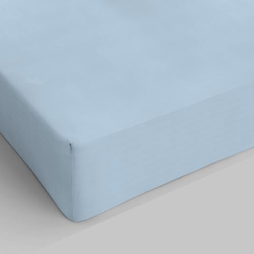 Max color Betttuch 25cm Ecke, hell Blau, french size kleine Doppelte