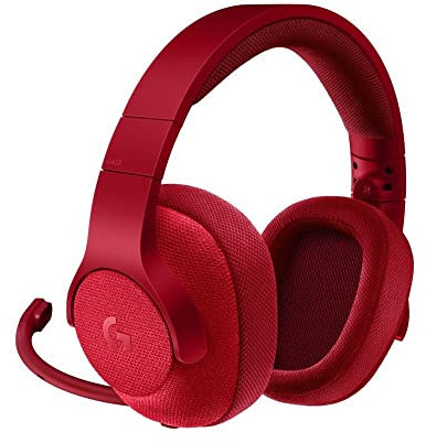Logitech G433, Casque Gaming Filaire, son Surround 7.1, pour Nintendo Switch, Xbox One, PS4, Switch, PC & Mobile (Rouge)