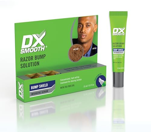 DX Smooth Bump Shield Intensive Serum – Fast-Acting Razor Bump + Ingrown Hair Treatment – for Men – 15ml