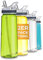 AceCamp Doublepack Tritan-Wasserflasche, tragbar, für Kinder, Kleinkinder, Erwachsene, geruchlos und BPA-frei, auslaufsicher, für Wandern, Camping, Schule, Outdoor (750 ml, Grün)