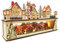 Wichtelstube-Kollektion LED Holz Lichtersockel mit Timer Schwibbogen Winterstadt im Erzgebirge Podest Original