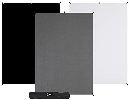 Westcott X-Drop 3-Pack Backdrop Kit (5 x 7')