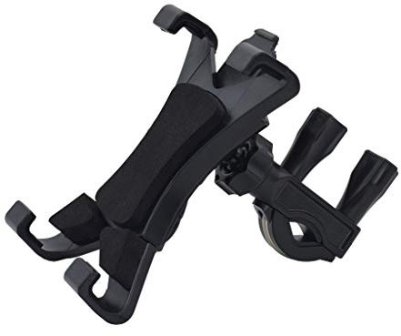 Ranuw Universal 360° verstellbare Mikrofonhalterung für Motorrad, Fahrrad, Fahrrad, Heimtrainer, Halterung für 7-12 Zoll Tablet PC