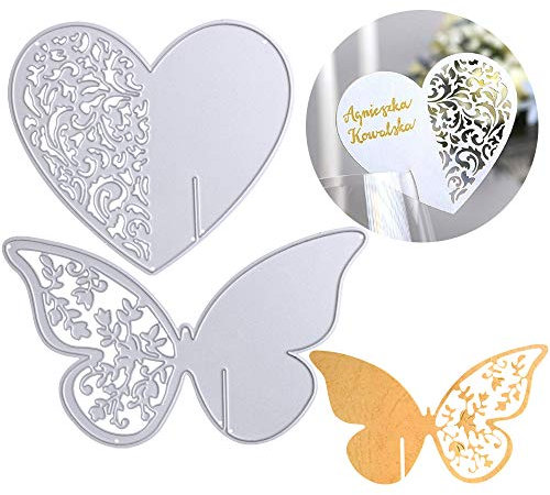 VINFUTUR Stanzschablonen Cocktailgläser Karte Prägeschablonen Stanzformen für DIY Karte Sammelalbum Scrapbooking Deko Cutting Dies Cocktailparty Bar Tischdeko