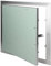 ECD Germany Puerta de Inspección Revisión 400x400mm Cartón de Yeso Inserto GK 12,5mm Marco de Aluminio Solapa de Mantenimiento Tapa de Limpieza Panel Trampilla Acceso Instalación en Paredes y techos