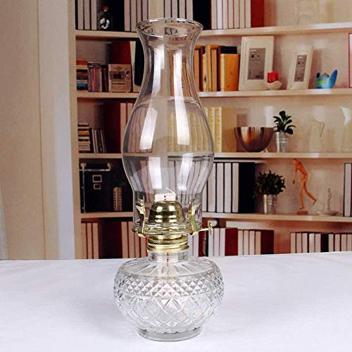 Petroleumlampe Kerosinlampe Glas Pferde Nostalgische Laterne Notlicht für Familien mit Kerosin Camping Lampe Uptodate