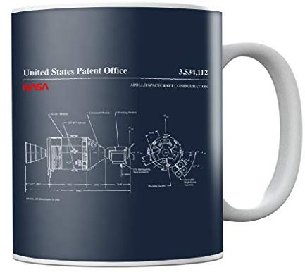 Nasa Apollo Spacecraft Blueprint Mug