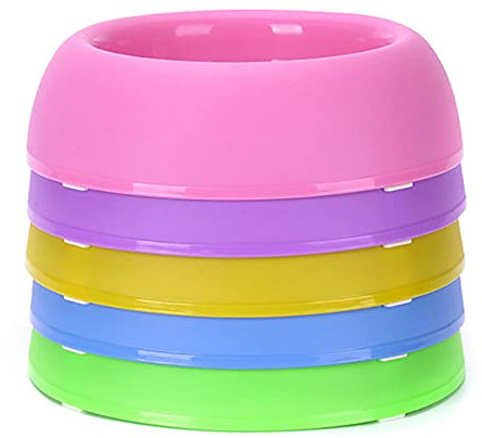 Platos para Perro Platos para Gato Cuenco De Viaje De Plástico Antideslizante para Perros Cuenco De Viaje De Plástico Antideslizante para Perros Cuenco Portátil para Perros para Mascotas Comida para