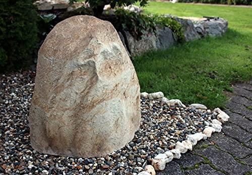 Wasserkaskaden Dekorstein Canyon GFK 55 Abdeckung für den Garten, zum Abdecken von Steckdosen, Teichfiltern oder Anderen Gartenartikeln
