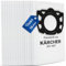 Lot de 16 sacs filtrants en non-tissé de rechange pour Kärcher 2.863-006.0 MV4 MV5 MV6 WD4 WD5 WD6PPremium pour aspirateur multi-usages