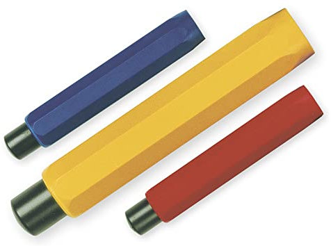 TimeTEX Kreidehalter für 10 mm ø - gelb - mit Kunststoff-Spannzange 62802