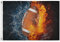 American Football Fire Water Sport Fashion Flag 3x5 Ft Banner doppelseitig bedruckt 90x150cm mit Ösen Dekorationen für Garten Yard House Flag