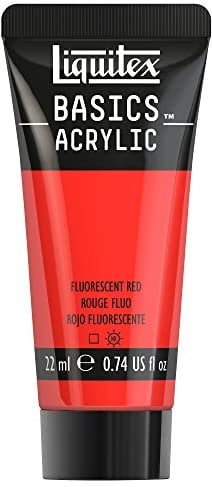 Liquitex LQX BASICS 22ML - ROSSO FLUORESCENTE