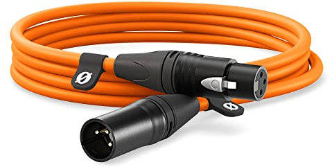 RØDE XLR-3 Premium XLR Cable (3m, Orange)