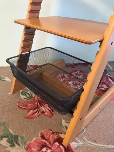 Adapter kompatibel für Trofast Drahtkorb Korb und für den Stokke Tripp Trapp Hochstuhl 1 Set (2 Stück) (Weiß)