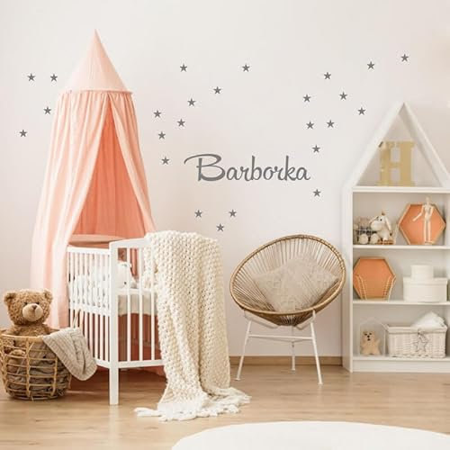 INSPIO Sterne mit Name - Wandtattoo