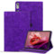 Vaitasy Custodia Lenovo Tab P12 12.7 Pollici 2023 Cover Flip Book Custodia con Morbido TPU per Lenovo Tab P12 12.7 TB370FU - Mandala Viola