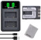 Batmax NB-2L Batterie et Chargeur pour Canon NB-2L NB-2LH HF R10, PowerShot G7 G9 S30 S40 S45 S50 S60 S70 S80 EOS 350D 400D HV30 HV40 DC300 HG10 IXDVY M3 DV55 DV3 FV M20 M30 M100 M200 M500