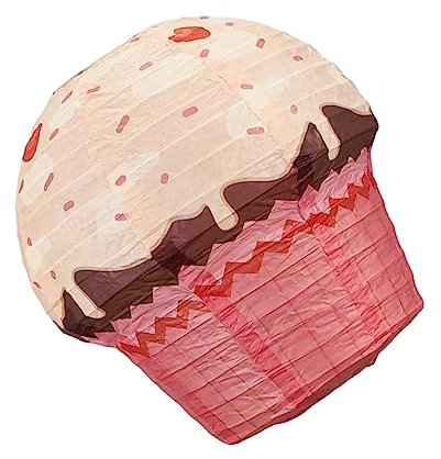 Housoutil 1stk Laterne Babydusche Chinesisches Papier Papier Kuchendekoration Kuchen Verzieren Japanisches Papierpapier Japanischer Kuchen Baby-dekorationen Hochzeit Wunderland 3d Eisen