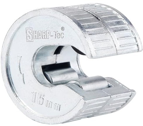 Sharp-tec 15mm Pipe Cutter, 1/2 Copper Pipe Cutter with Zinc Alloy Body, Round Pipe Slice for Cutting Copper, Brass, PVC, Aluminum