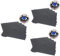 Angoily Sets Gas Hob and Oven Liner Sheets Non-stick Heavy Duty Easy to Clean Protector Sheets Pcs