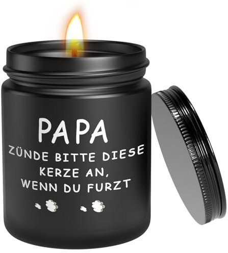 Puddry Geschenke für Papa,Lustige Vatertagsgeschenk für Papa, Geburtstagsgeschenk für Papa, Vatertagsgeschenk Duftkerze, Papa Geschenke von Tochter Sohn,Duftkerzen für Papa