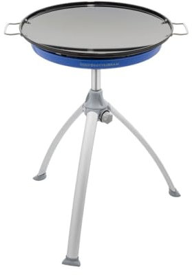 CADAC Skottelbraai Original 28-37mBar - Avec support de casserole, Skottel et sac de rangement pratique - Noir - Gris - Bleu - Barbecue
