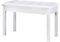 Ergonomic Keyboard Bench for Pianists, White