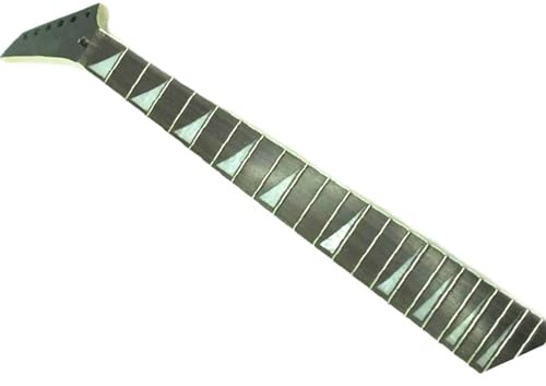 Gitarrenhals Ersatz Musikinstrumente 24 Bünde E-Gitarre Hals Palisander Griffbrett Gitarre Zubehör Teile