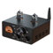 THYXGS Tube Headphone Amplifier, 2-channel D Tube Power Amplifier, with 6K4 Tube, HiFi Audio Digital Amplifier, with Coaxial Optical Fiber Input/VU Meter/treble and Bass Control