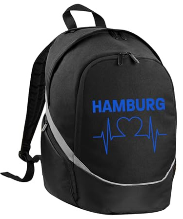 multifanshop Rucksack - Hamburg - Herzschlag