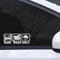 Rain Wash Only lustige Auto Aufkleber,weiß witzige car Sticker,Wasserdicht, UV-beständig, Auto-Aufkleber für Glatte Oberflächen (16cm x 6.5cm, 1 Stück)