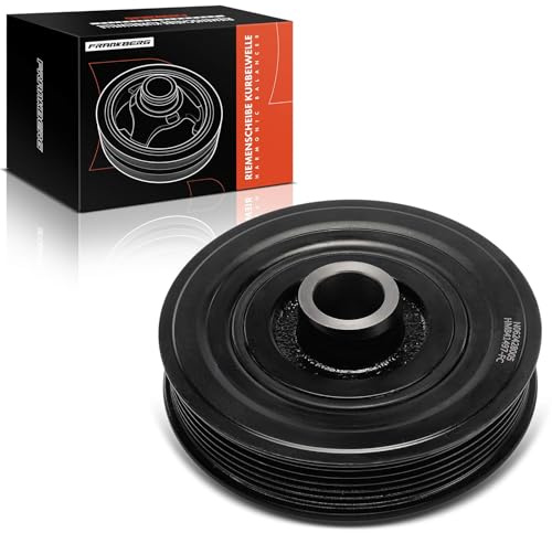 Frankberg Pulegge Cinghia Albero a Gomito Compatibile con Serie 3 E46 E92 A6 4G2 4GC Focus DAW DBW Sportage JE KM Aven.sis T25 B-Class W245 Micra III K12 147 937 Replace# 1141497