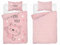 Kinderbettwäsche 100x135 cm aus 100% Baumwolle Weich und farbenfroh | Bettwäsche Kinder Perfekt für Mädchen und Jungen | Hochwertig und pflegeleicht Baby Bettwäshe mit Reißverschluss | Katze 034